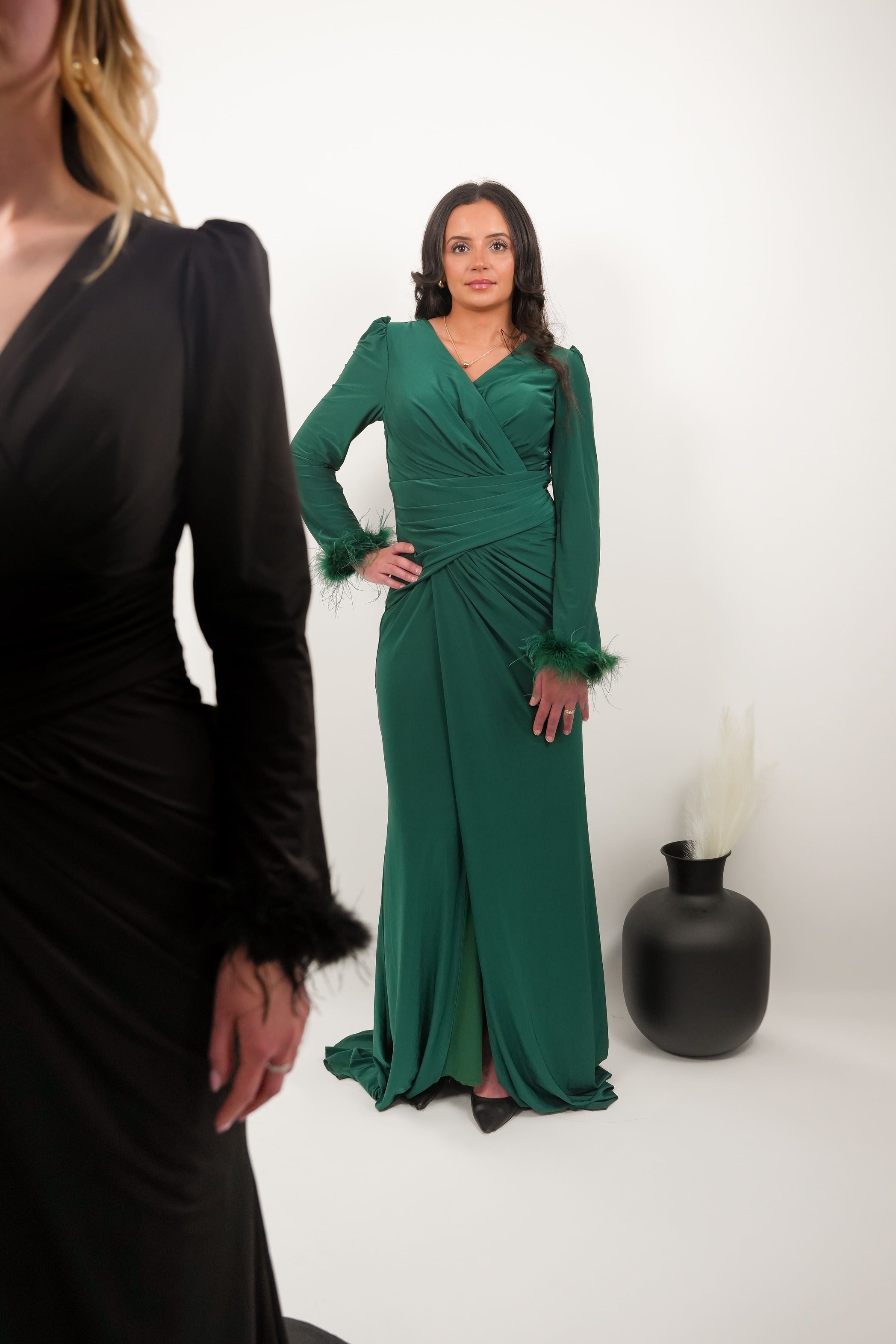 Robe Leyla émeraude