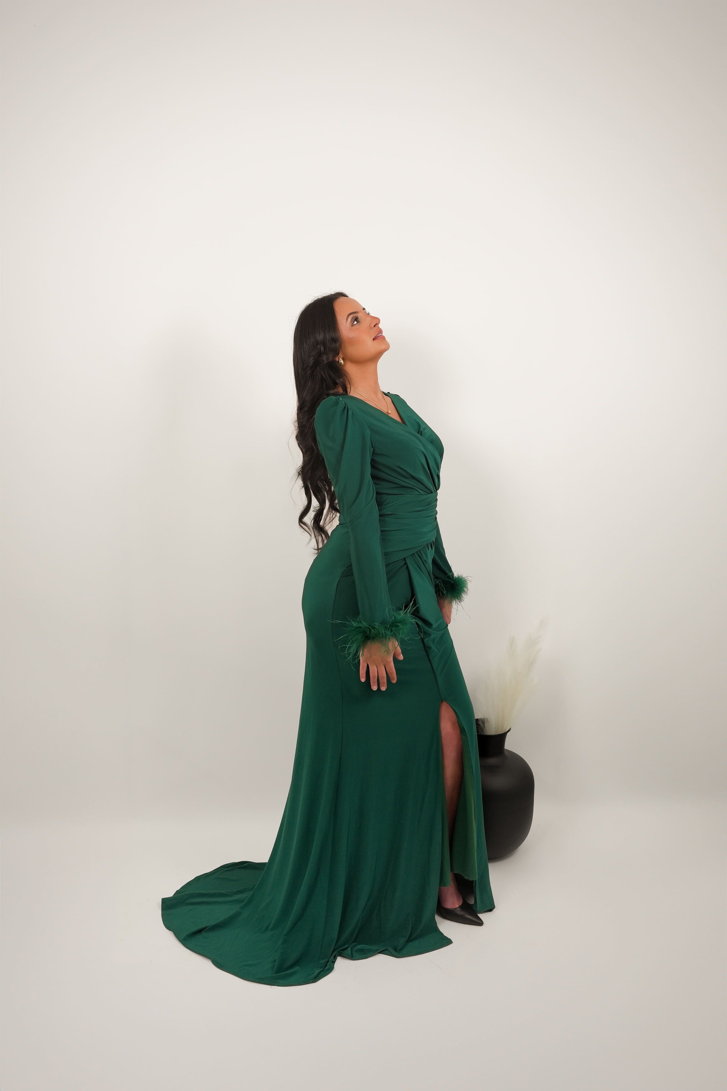 Robe Leyla émeraude