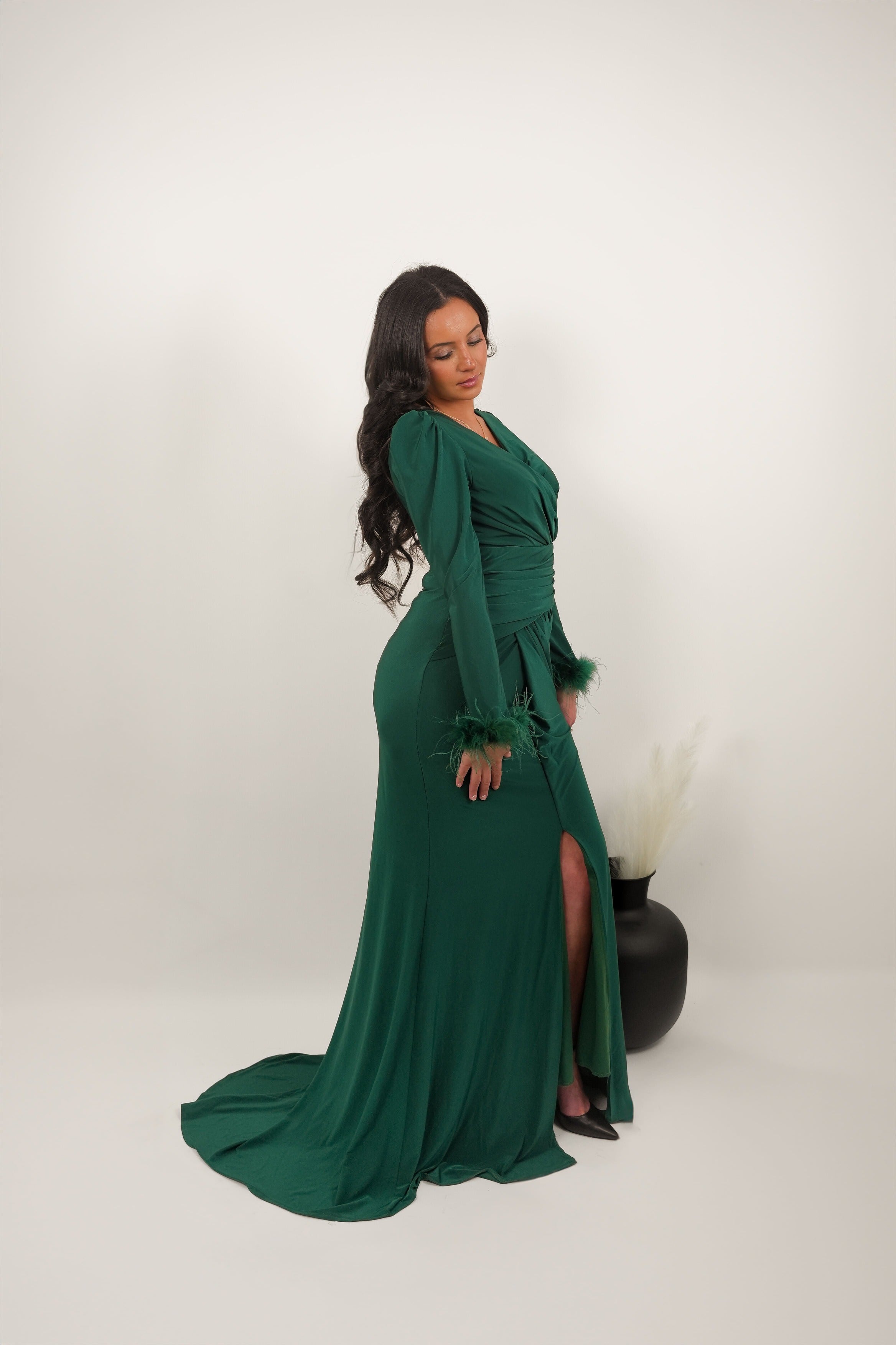 Robe Leyla émeraude