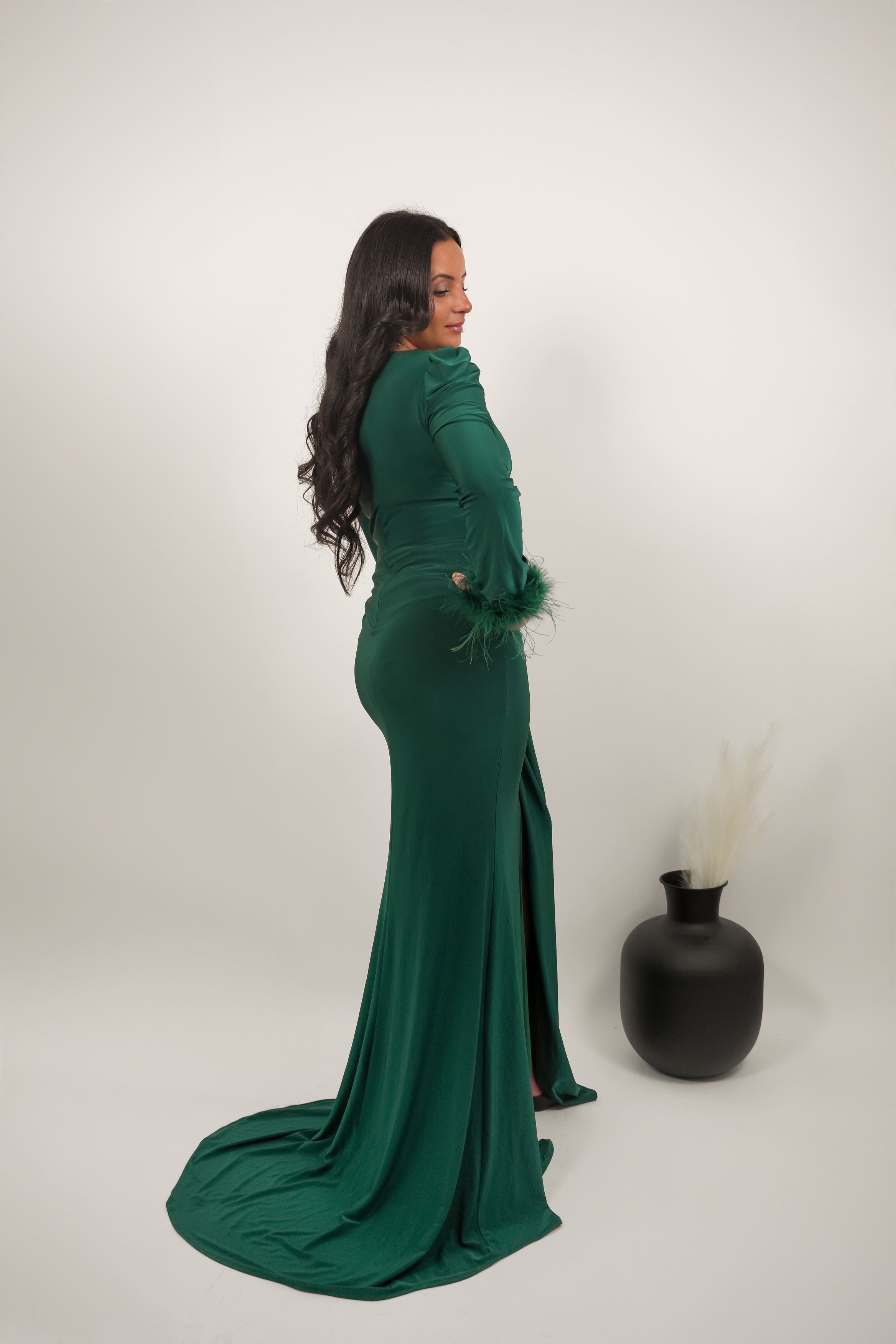 Robe Leyla émeraude