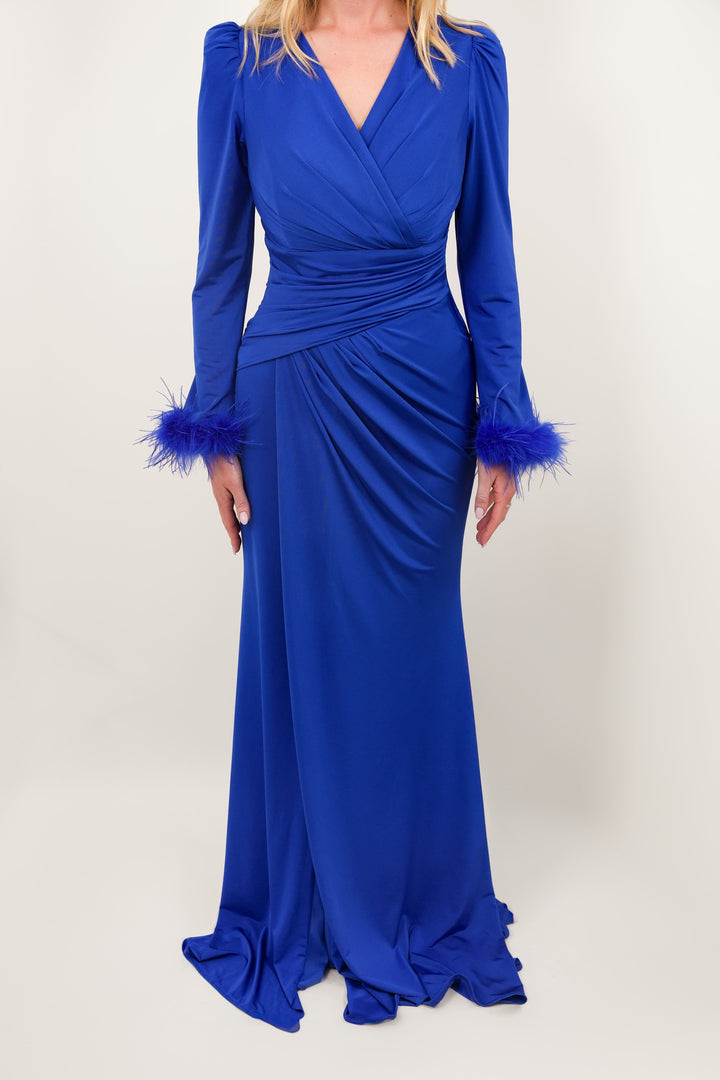 Robe Leyla bleu roi