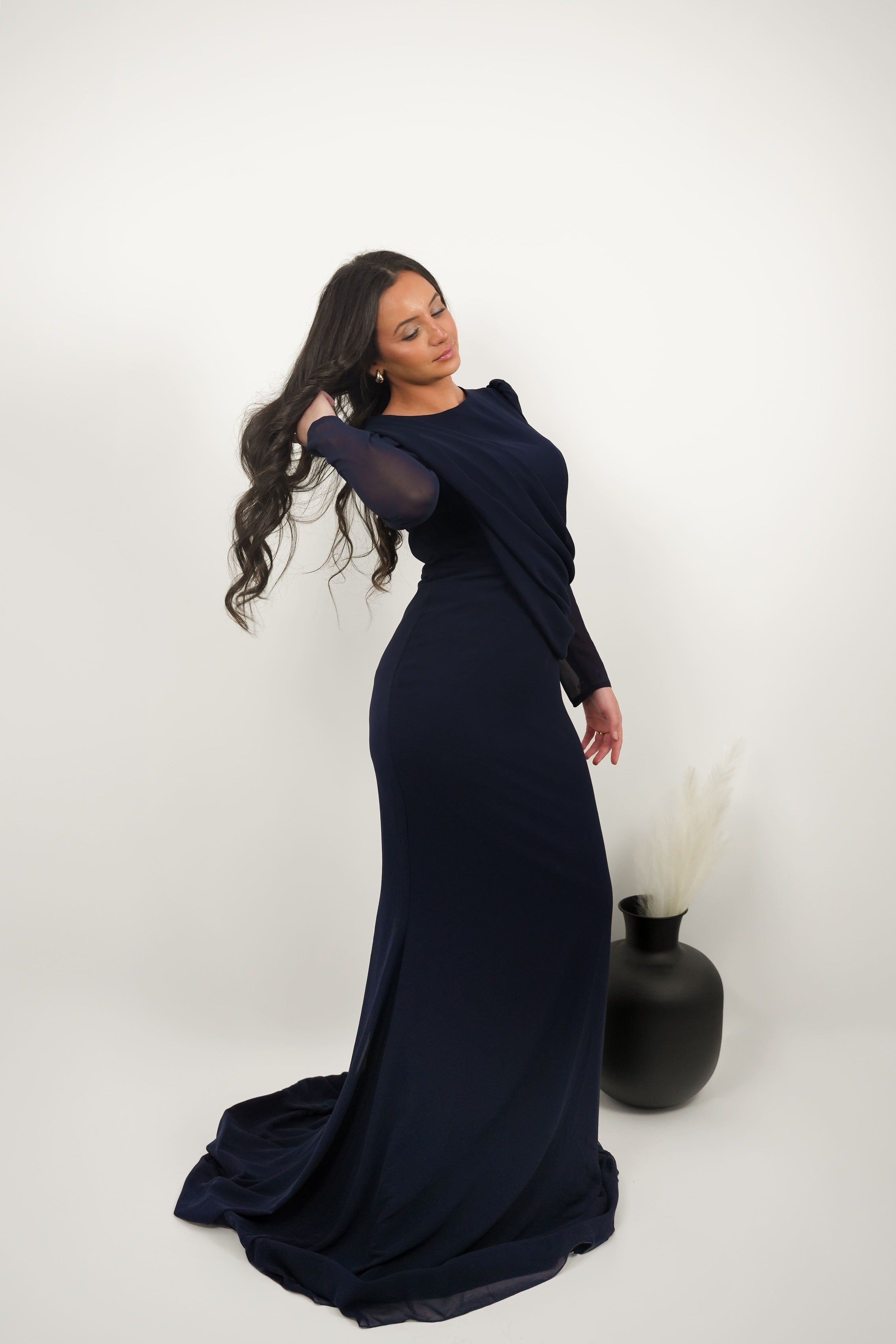 Robe Rüya bleu marine