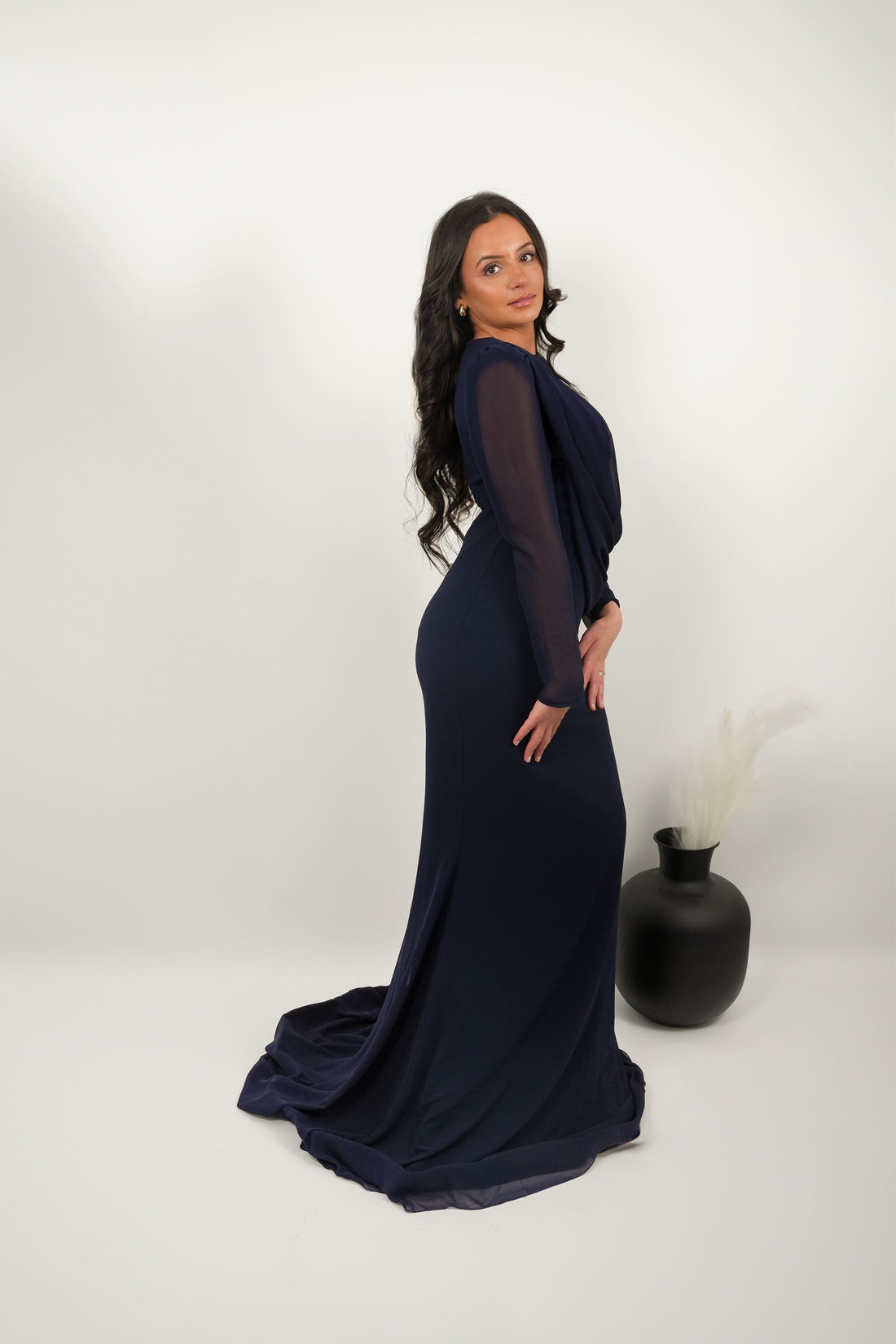 Robe Rüya bleu marine
