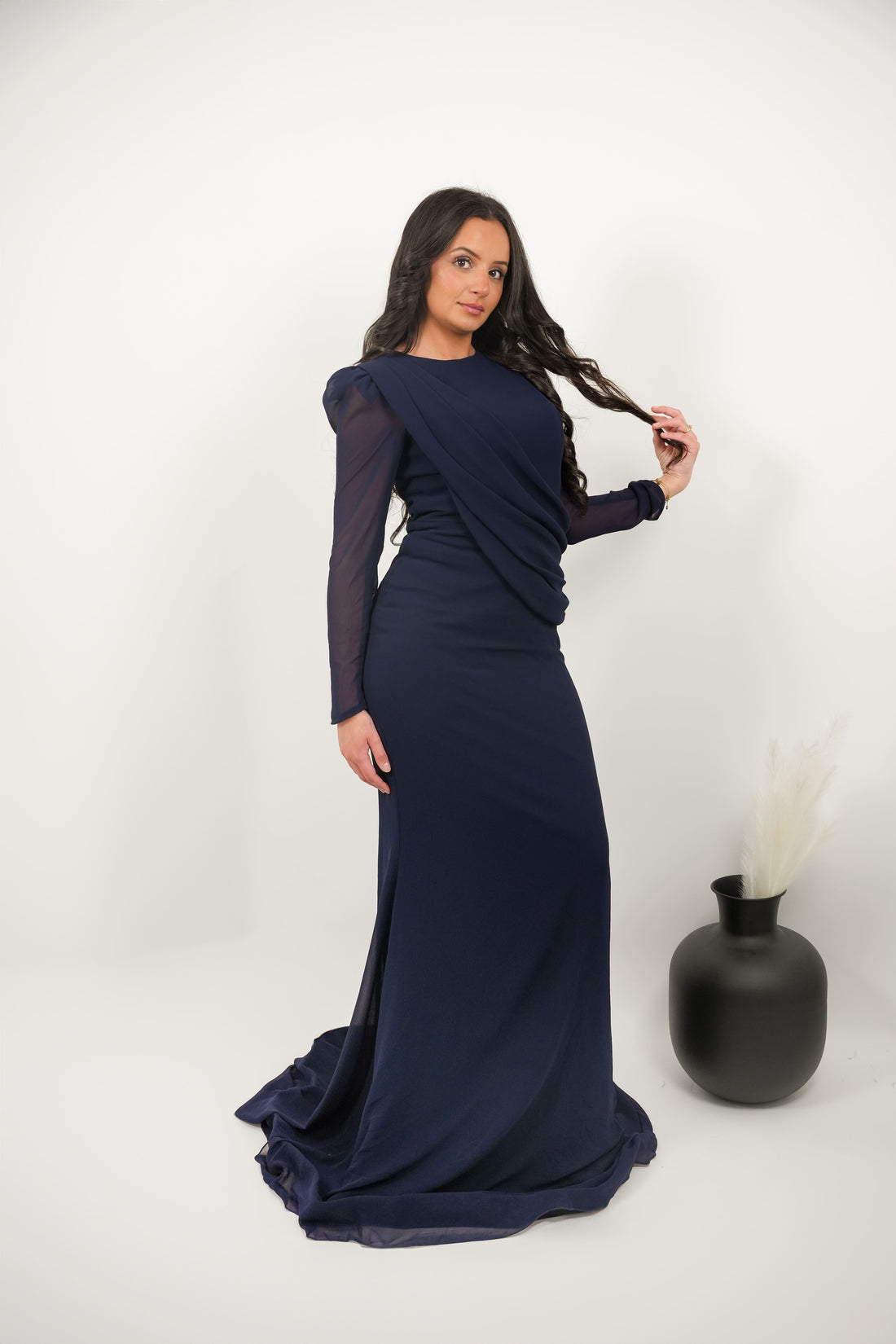 Robe Rüya bleu marine