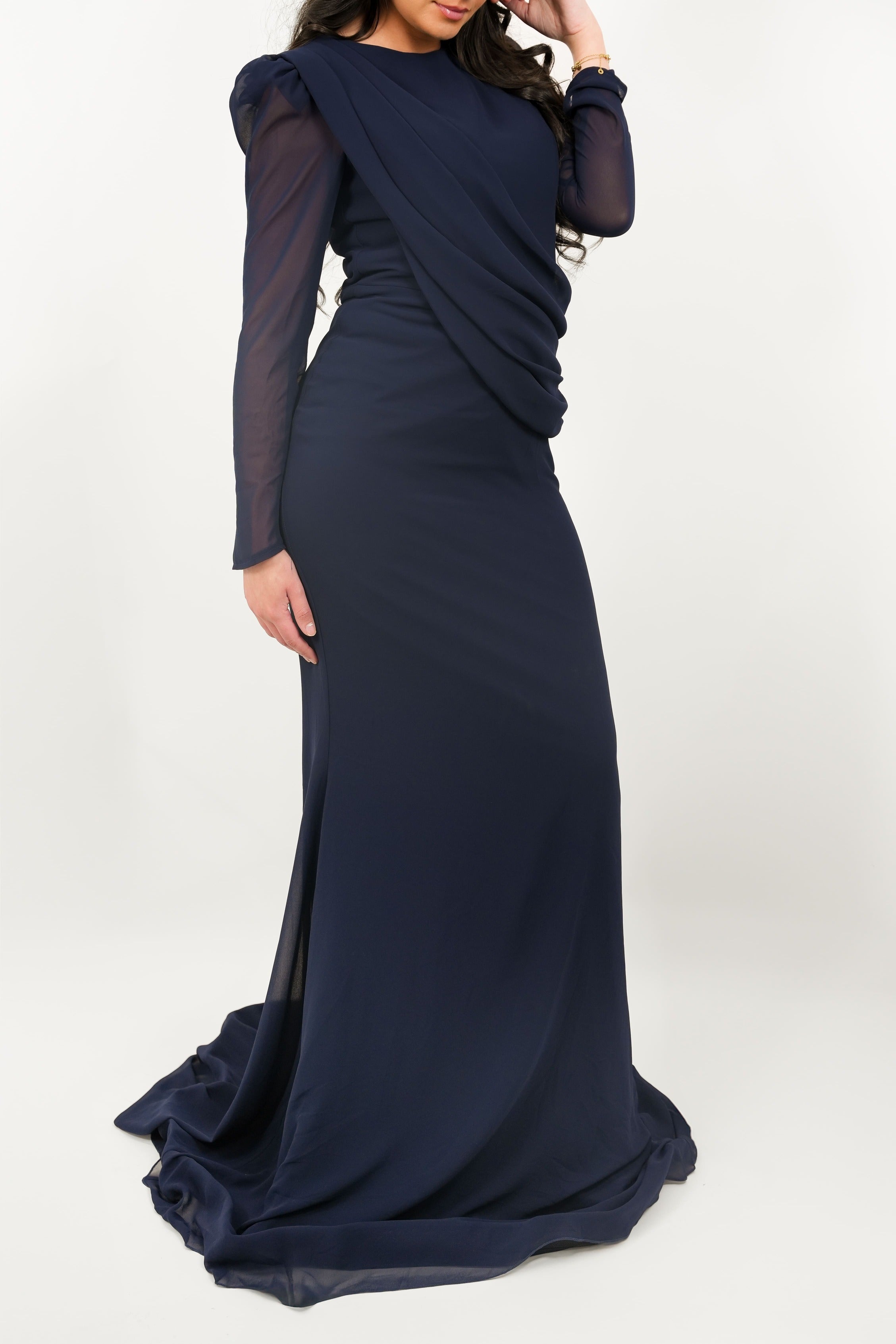 Robe Rüya bleu marine