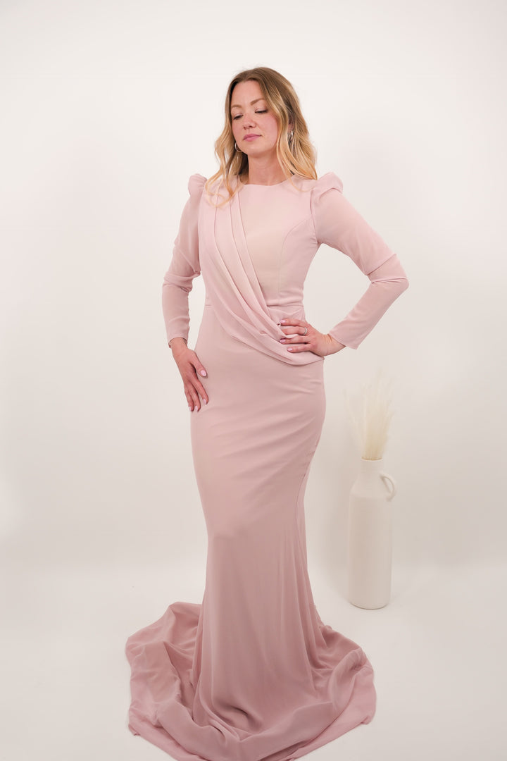 Robe Rüya rose pâle