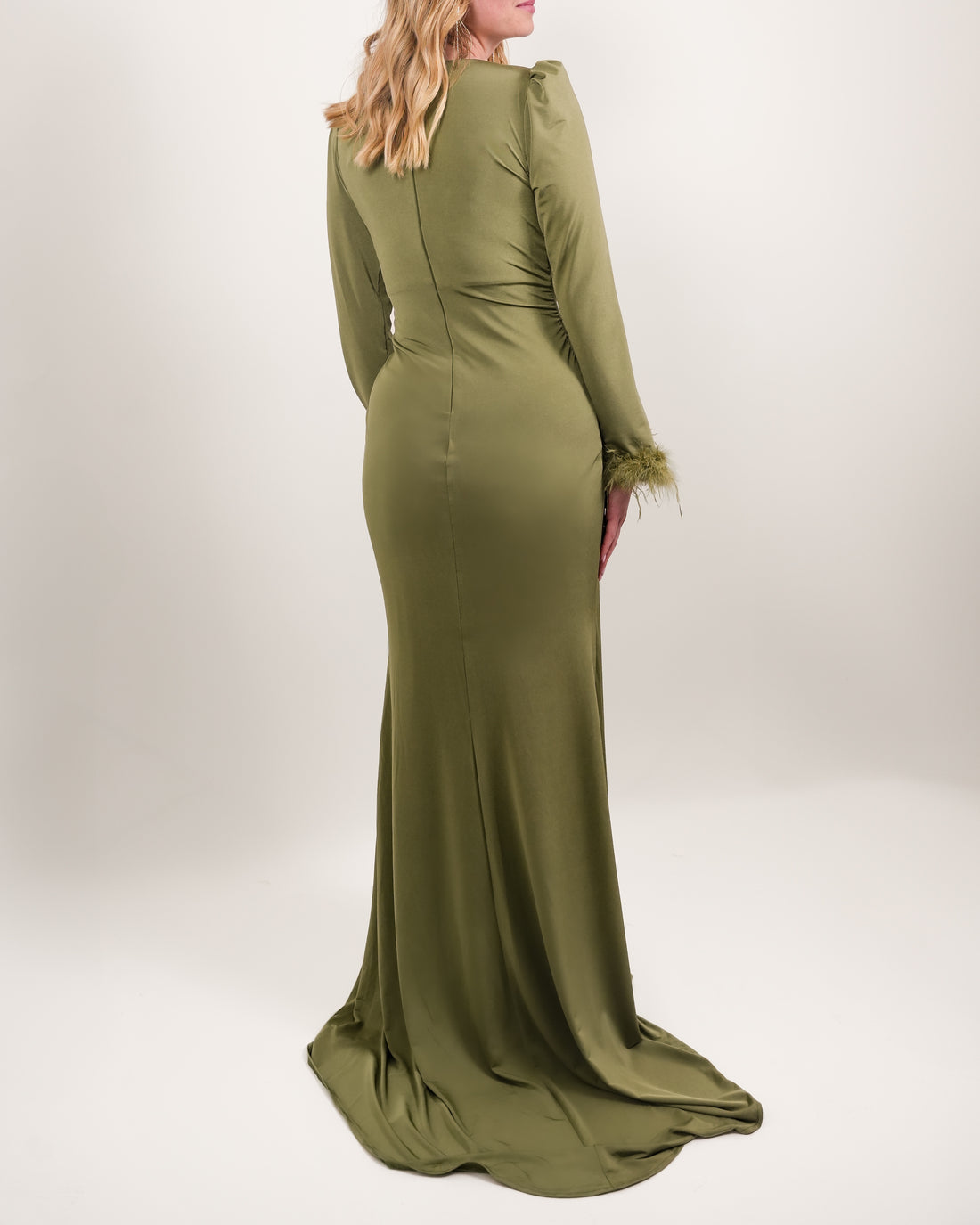Robe Leyla Kaki
